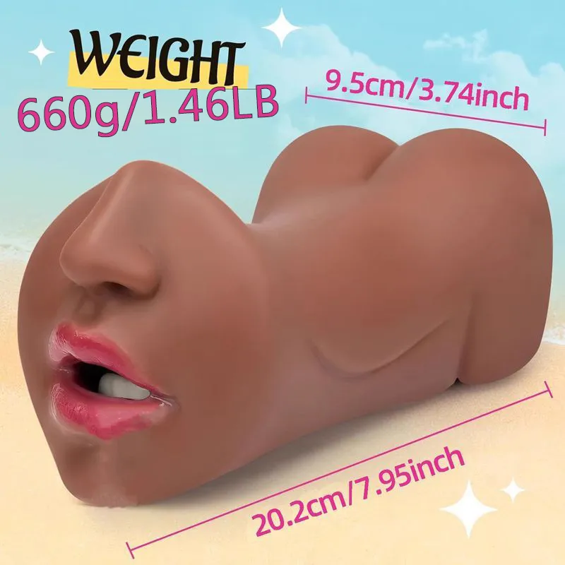 تدليك الزب مزدوج الرأس الجيل السادس مع مهبل صناعي